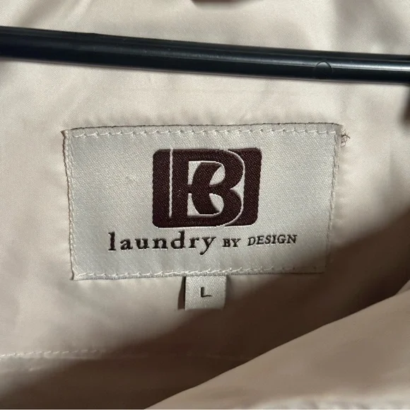 Laundry by Design Ivory Puffer Jacket with Faux Fur - Picture 10 of 12